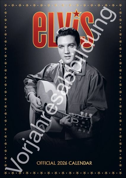 Produktbild: Elvis Posterkalender 2027