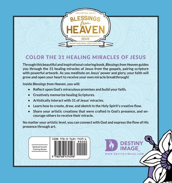 Produktbild: Blessings from Heaven Adult Coloring Book