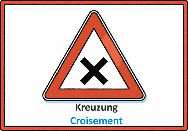Produktbild: Meine Verkehrszeichen deutsch - franz&ouml;sisch