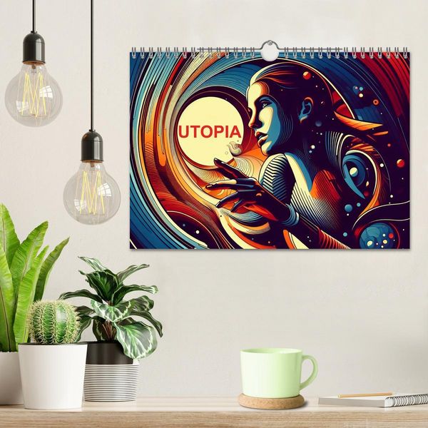 Produktbild: Utopia (Wandkalender 2026 DIN A4 quer), CALVENDO Monatskalender