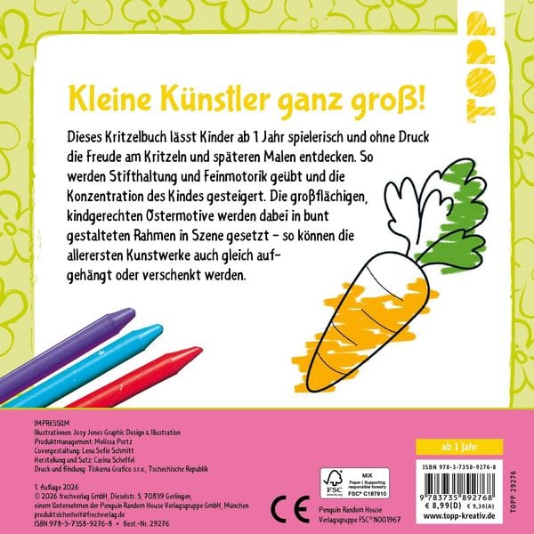 Produktbild: Mein allererstes Kritzelmalbuch Ostern