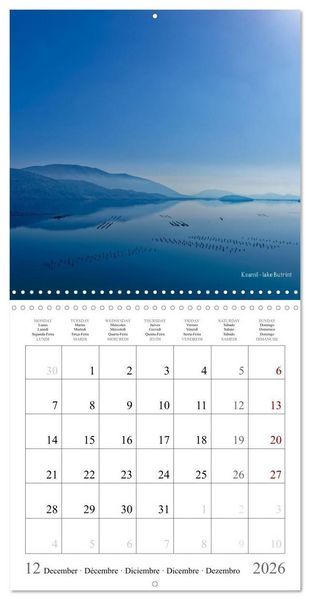 Produktbild: Albania - The Unknown beauty (Wall Calendar 2026 12 &times; 12 Inch) CALVENDO 12 Month Wall Calendar