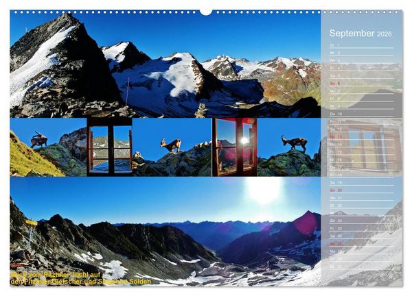 Produktbild: Alpen&uuml;berquerung (hochwertiger Premium Wandkalender 2026 DIN A2 quer), Kunstdruck in Hochglanz