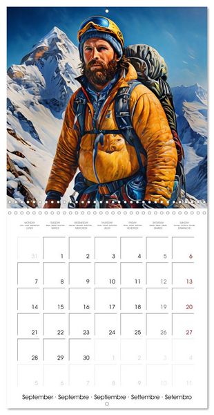 Produktbild: Mountaineers - Extreme mountaineering (Wall Calendar 2026 12 &times; 12 Inch) CALVENDO 12 Month Wall Calendar