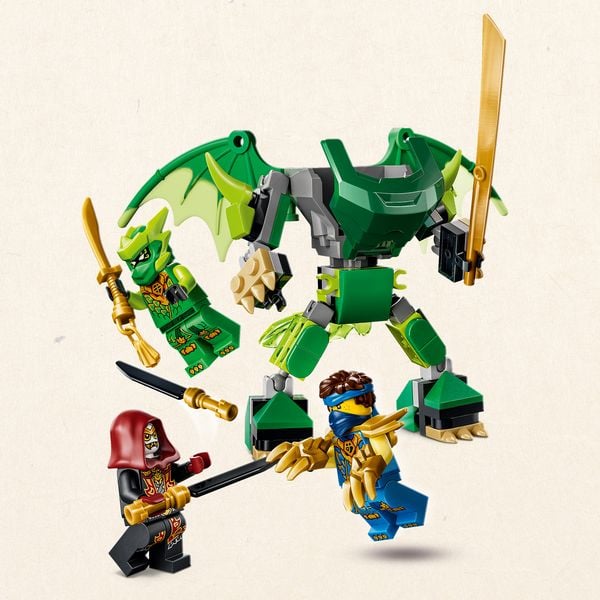Produktbild: LEGO NINJAGO 71862 Lloyds Drachen-Mech Battle Set, Spielset mit Actionfigur und 3 Minifiguren