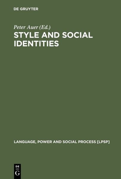Produktbild: Style and Social Identities
