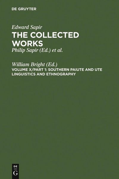 Produktbild: Southern Paiute and Ute Linguistics and Ethnography