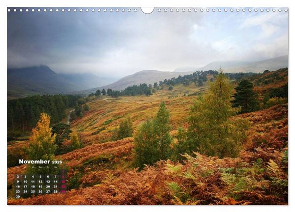 Produktbild: Naturparadies Schottland (Wandkalender 2026 DIN A3 quer), CALVENDO Monatskalender
