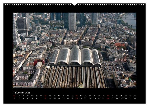 Produktbild: &uuml;ber den D&auml;chern von FRANKFURT (Wandkalender 2026 DIN A2 quer), CALVENDO Monatskalender