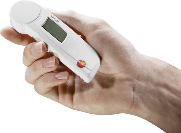 Produktbild: testo 103 Einstichthermometer (HACCP) Messbereich Temperatur -30 bis 220 &deg;C F&uuml;hler-Typ NTC HACCP-konform
