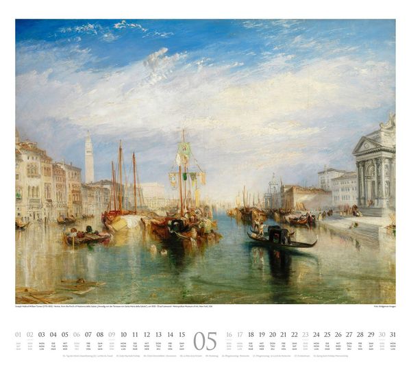 Produktbild: William Turner Kalender 2027