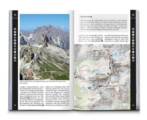 Produktbild: KOMPASS Wanderführer Sextner Dolomiten, Naturpark Drei Zinnen - Herausragende Dolomiten, 50 Touren mit Extra-Tourenkarte