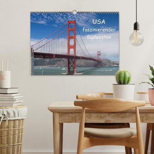 Produktbild: USA - faszinierender S&uuml;dwesten / CH-Version (Wandkalender 2026 DIN A3 quer), CALVENDO Monatskalender