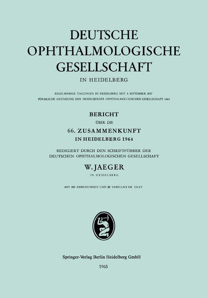 Produktbild: Bericht &uuml;ber die 66. Zusammenkunft in Heidelberg 1964