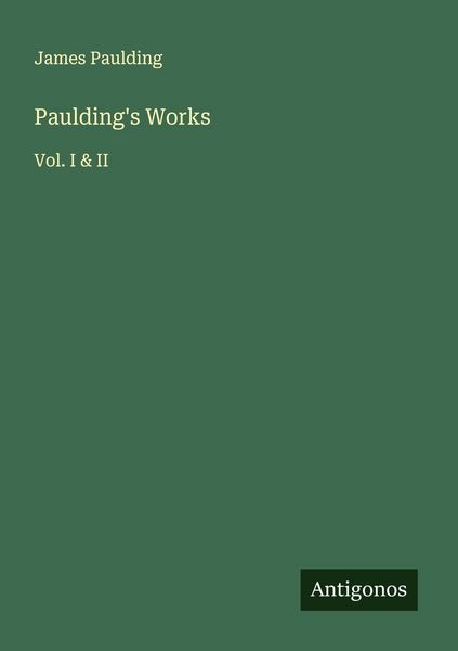 Produktbild: Paulding's Works