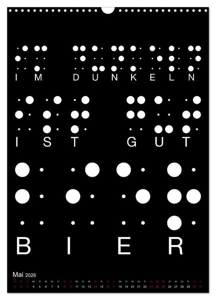 Produktbild: BIER Wandkalender -Trinken mit Stil (Wandkalender 2026 DIN A3 hoch), CALVENDO Monatskalender