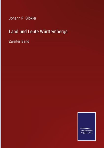 Produktbild: Land und Leute W&uuml;rttembergs