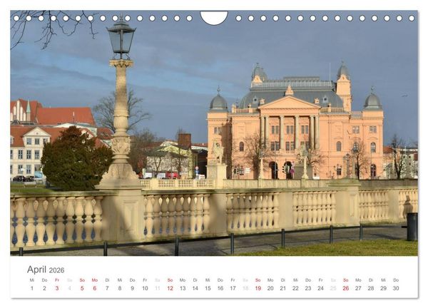 Produktbild: Schwerin - Impressionen (Wandkalender 2026 DIN A4 quer), CALVENDO Monatskalender