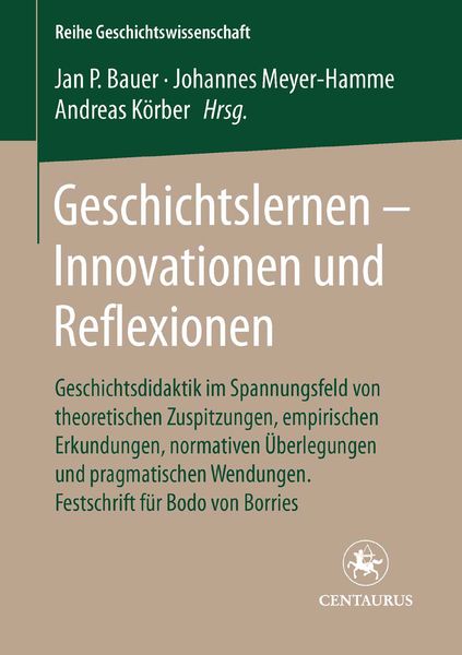 Produktbild: Geschichtslernen - Innovationen und Reflexionen