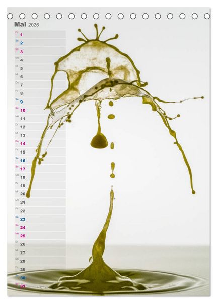 Produktbild: Farbenfreudig (Tischkalender 2026 DIN A5 hoch), CALVENDO Monatskalender