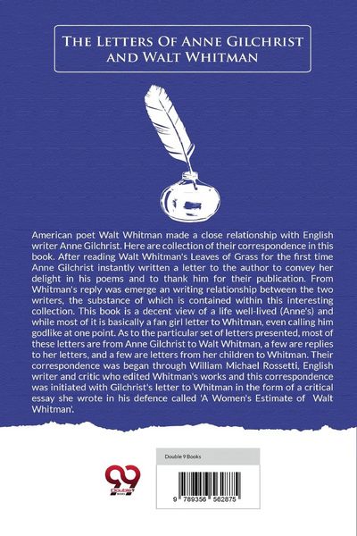 Produktbild: The Letters Of Anne Gilchrist And Walt Whitman