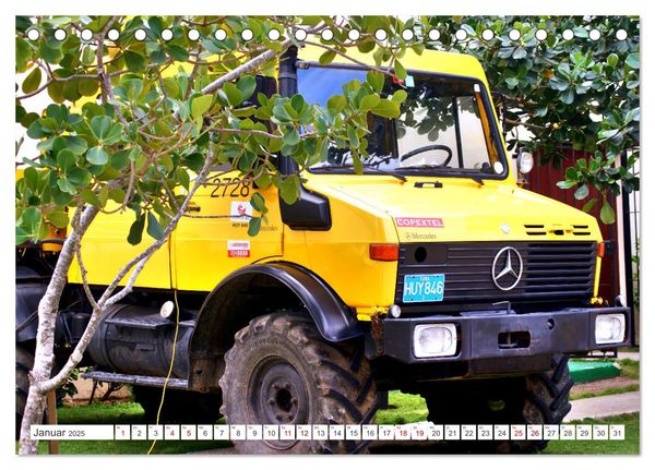 Produktbild: Stern-Mobile - Nutzfahrzeuge von Mercedes-Benz auf Kuba (Tischkalender 2025 DIN A5 quer), CALVENDO Monatskalender