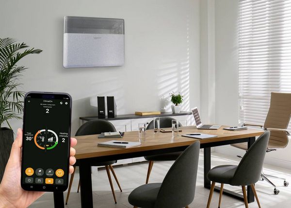 Produktbild: Sygonix SY-6770694 Heizger&auml;t 18m&sup2; Grau