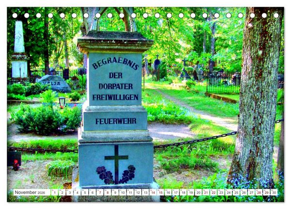 Produktbild: Treffpunkt Tartu - Estlands Universit&auml;tsstadt (Tischkalender 2026 DIN A5 quer), CALVENDO Monatskalender