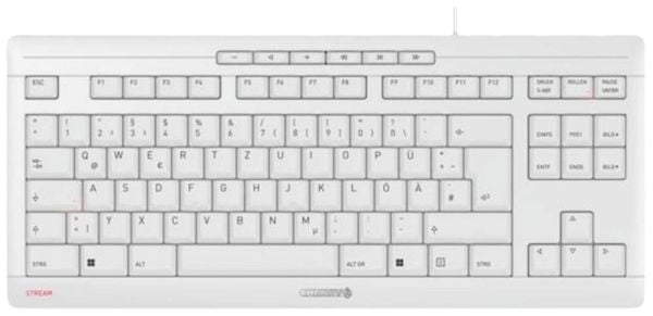 CHERRY JK-8600DE-0 Kabelgebunden Tastatur Deutsch, QWERTZ Weiß