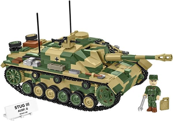 Produktbild: COBI Historical Collection 2676 - STUG III Ausf G, WWII, Bausatz 1:28, 955+1 Klemmbausteine