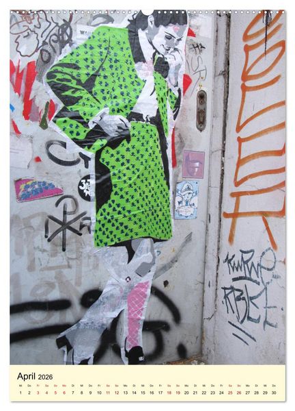 Produktbild: Hamburg StreetArt (Wandkalender 2026 DIN A2 hoch), CALVENDO Monatskalender