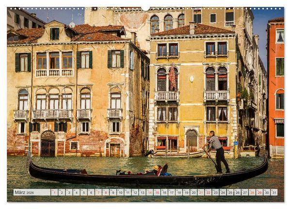Produktbild: Wundervolles Venedig (hochwertiger Premium Wandkalender 2026 DIN A2 quer), Kunstdruck in Hochglanz