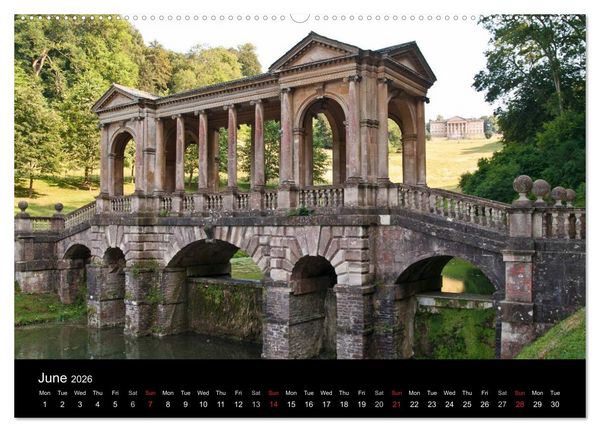Produktbild: The Lovely Gardens of South England (High Quality Premium Wall Calendar 2026 DIN A2 landscape),CALVENDO 12 Month Wall Calendar