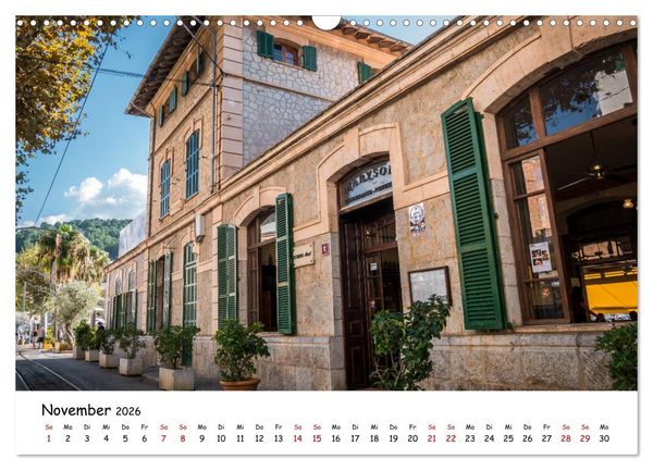 Produktbild: Die Schienen von Soller und Port de Soller (Wandkalender 2026 DIN A3 quer), CALVENDO Monatskalender