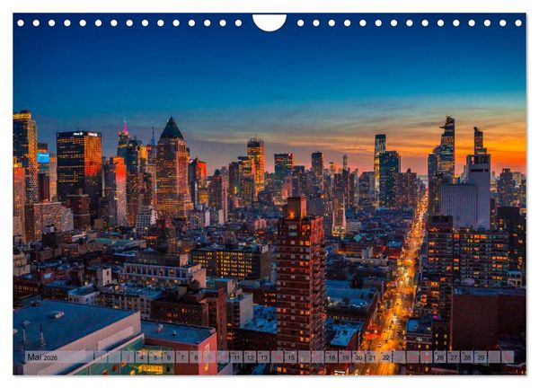 Produktbild: New York - Stadt der Wolkenkratzer (Wandkalender 2026 DIN A4 quer), CALVENDO Monatskalender