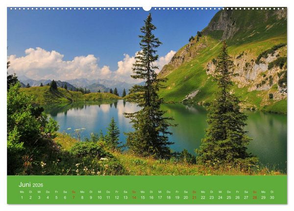 Produktbild: Romantisches Allg&auml;u (Wandkalender 2026 DIN A2 quer), CALVENDO Monatskalender