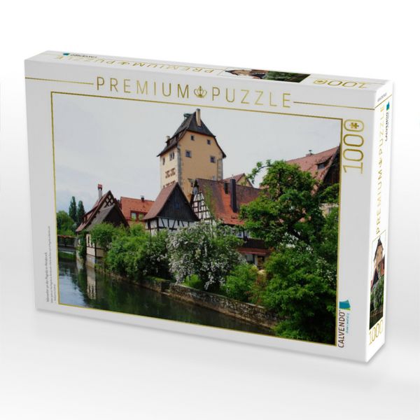 Produktbild: CALVENDO Puzzle Wassertor an der Pegnitz in Hersbruck | 1000 Teile Lege-Gr&ouml;&szlig;e 64x48cm Foto-Puzzle f&uuml;r gl&uuml;ckliche Stunden