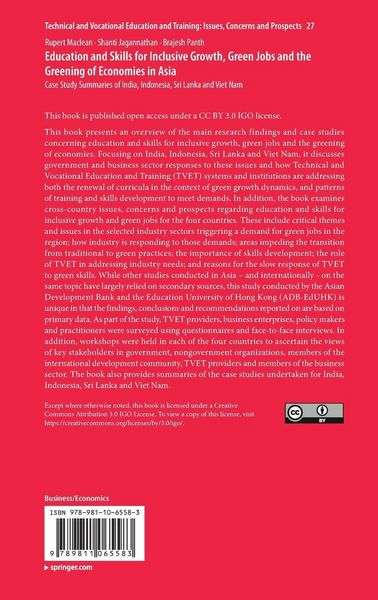 Produktbild: Education and Skills for Inclusive Growth, Green Jobs and the Greening of Economies in Asia
