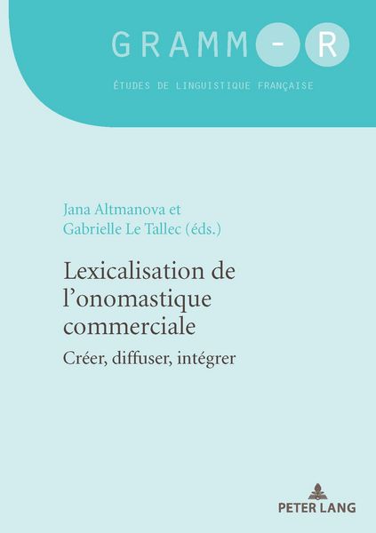 Produktbild: Lexicalisation de l'onomastique commerciale