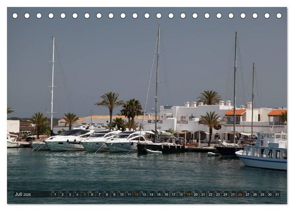 Produktbild: Formentera - Karibik im Mittelmeer (Tischkalender 2026 DIN A5 quer), CALVENDO Monatskalender