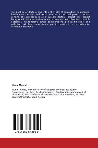 Produktbild: Writing a Doctoral Project Proposal