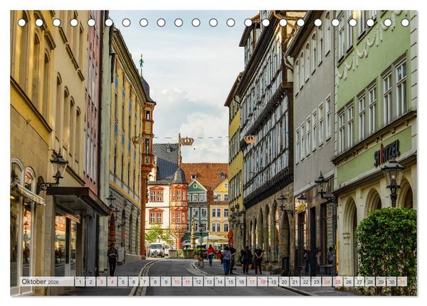 Produktbild: Coburg Impressionen (Tischkalender 2026 DIN A5 quer), CALVENDO Monatskalender