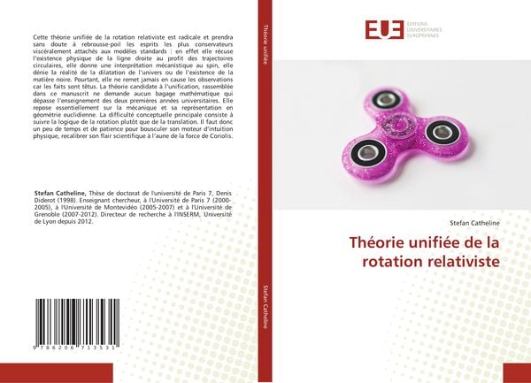 Produktbild: Th&eacute;orie unifi&eacute;e de la rotation relativiste