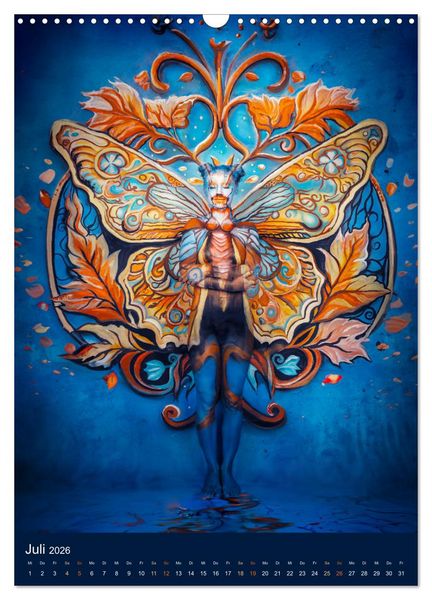 Produktbild: Bodypainting Adventures (Wandkalender 2026 DIN A3 hoch), CALVENDO Monatskalender