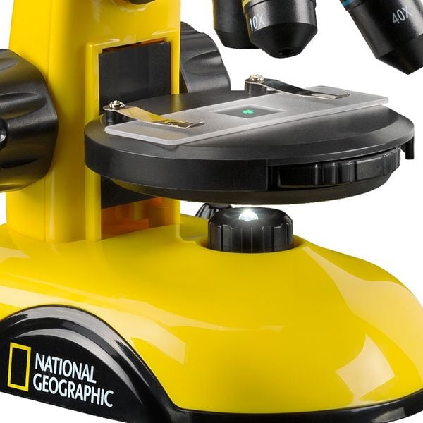 Produktbild: Bresser 14551 - NATIONAL GEOGRAPHIC Einsteiger-Mikroskop (gelb) 40-800x