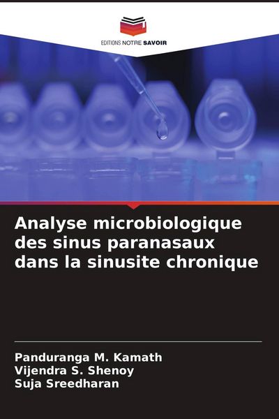 Produktbild: Analyse microbiologique des sinus paranasaux dans la sinusite chronique