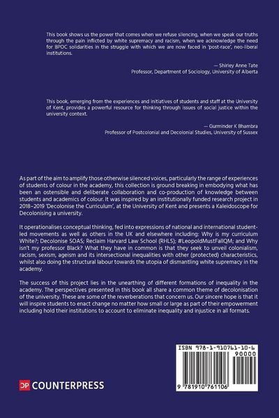 Produktbild: Towards Decolonising the University