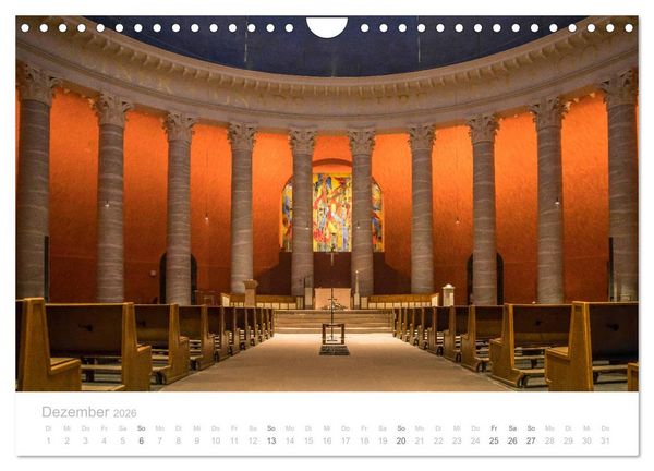 Produktbild: Darmstadt &ndash; G&auml;rten, Kunst, Architektur (Wandkalender 2026 DIN A4 quer), CALVENDO Monatskalender