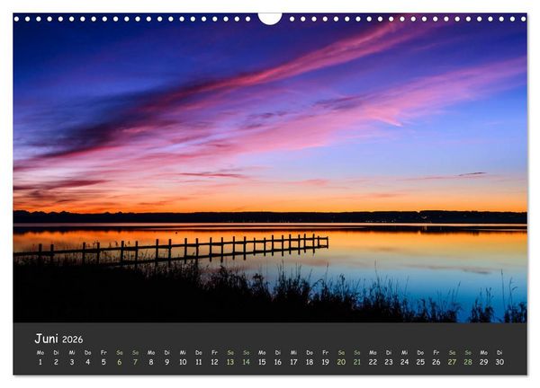Produktbild: Ammersee bis Walchensee - Traumlandschaften im Voralpenland (Wandkalender 2026 DIN A3 quer), CALVENDO Monatskalender