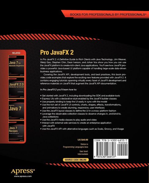 Produktbild: Pro JavaFX 2